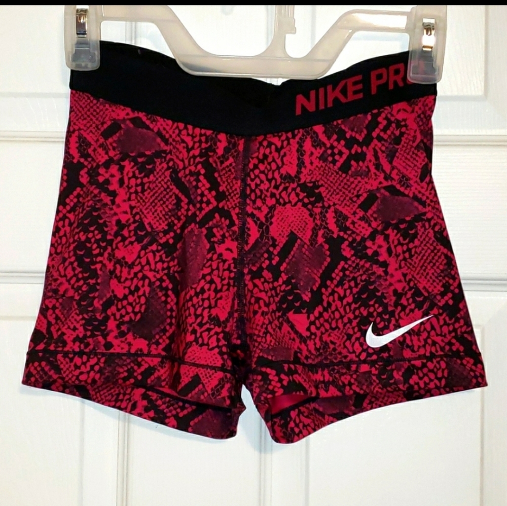 PINK Nike Pro spandex shorts